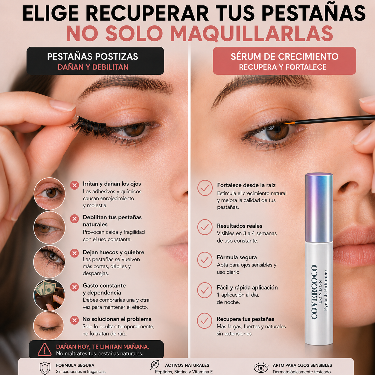 Mirada Impactante con Covercoco™- Efecto Pestañas Postizas