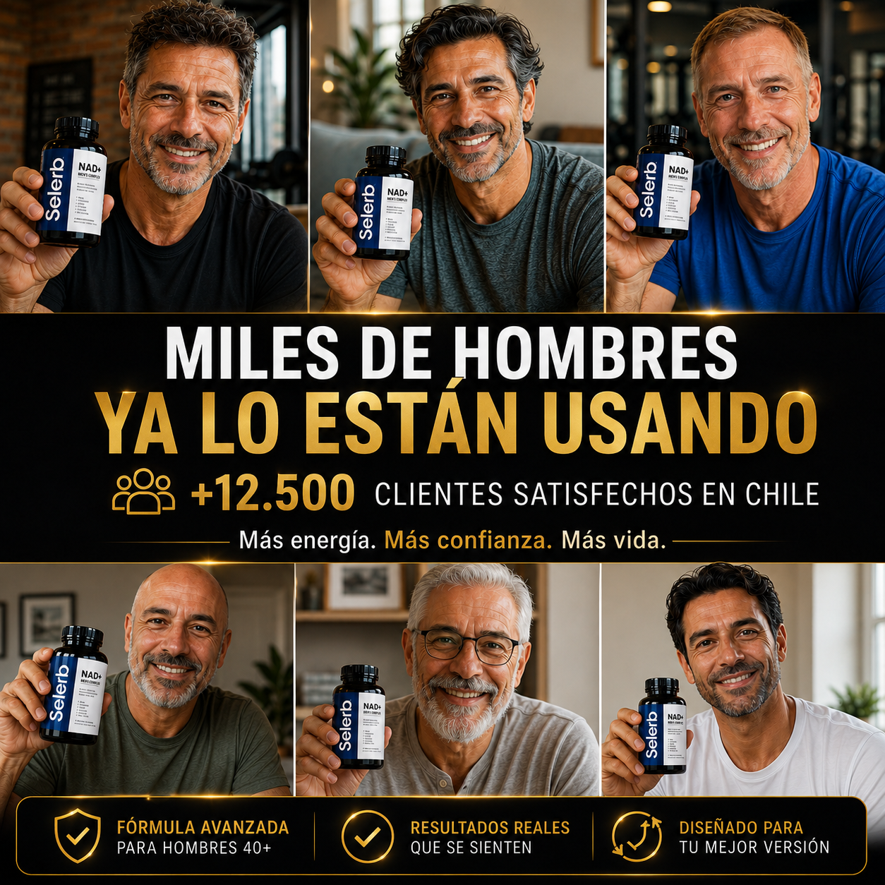 Selerb NAD+ Más Energía, Más confianza, Más Vitalidad